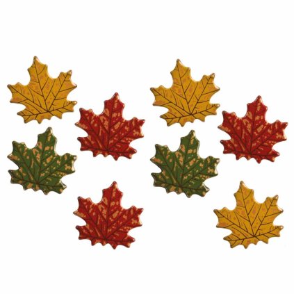 Günthart Javorový list z hořké čokolády 8ks