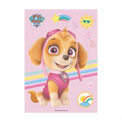 Jedlý papír Paw Patrol Skye