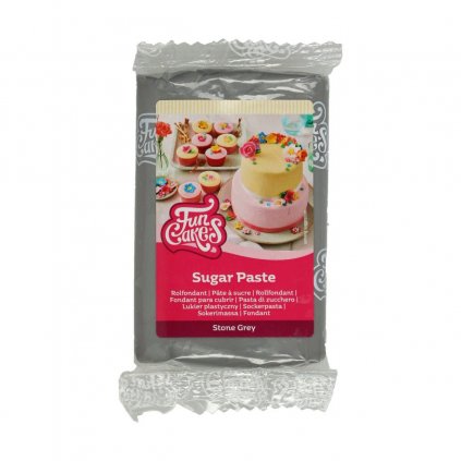 FunCakes Potahovací hmota šedá 250g