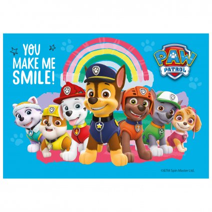 Fondánový obrázek Paw Patrol 15x21cm