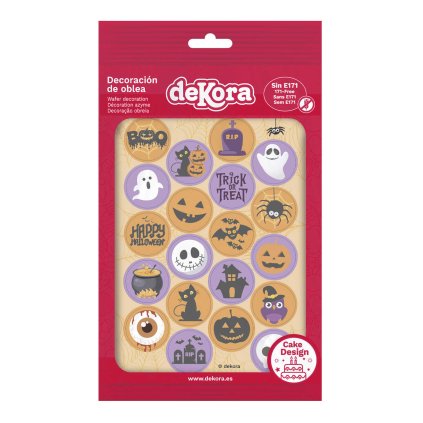 Jedlé mini obrázky Halloween 20ks