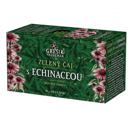 Zelený čaj s echinaceou