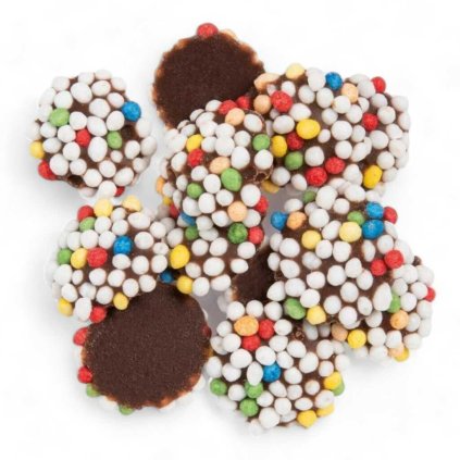 cokoladove pecicky s barevnym posypem