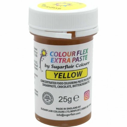 Sugarflair Gelová barva Extra Paste Yellow