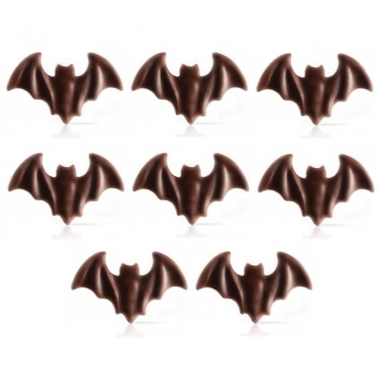 Čokoládová dekorace Netopýr 8ks