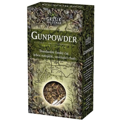 zelený čaj gunpowder