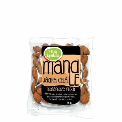 mandle jádra neloupaná