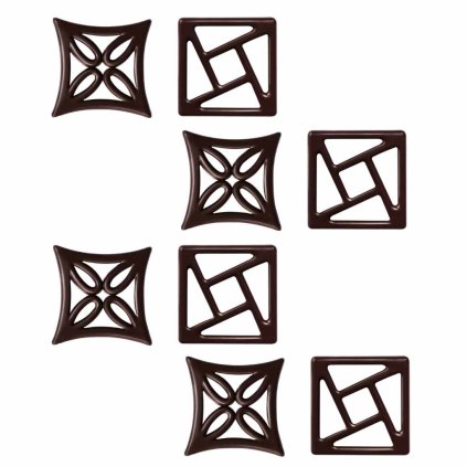 Čokoládové filigránky Harmony set 8ks