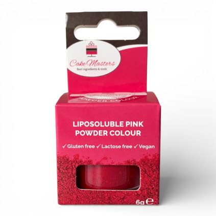 Cake Masters Prachová barva na čokoládu Pink 6g