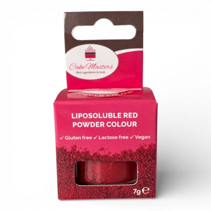 Cake Masters Prachová barva na čokoládu Red 7g
