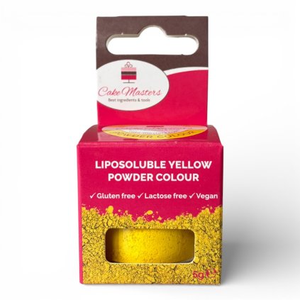 Cake Masters Prachová barva na čokoládu Yellow 5g