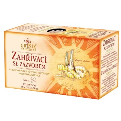 Bylinný čaj Zahřívací se zázvorem