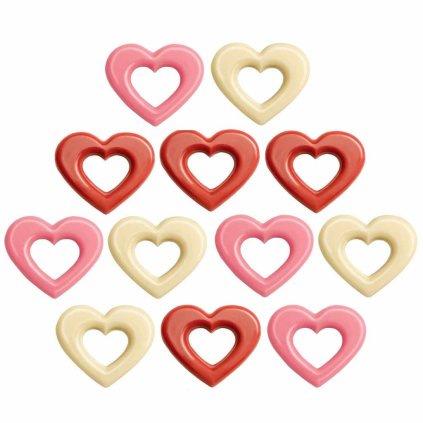 Čokoládové srdce v srdci 12ks