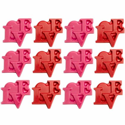 Čokoládový nápis LOVE 12ks