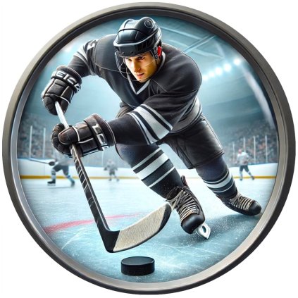 jedlý papír hokejista