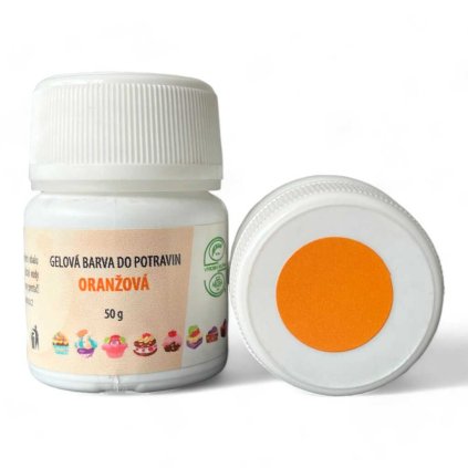 gelova barva oranzova