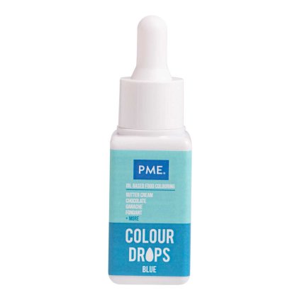 PME Colour Drops Blue 20ml (barva do tuků)