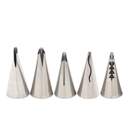 Zdobící špičky na volánky 5ks