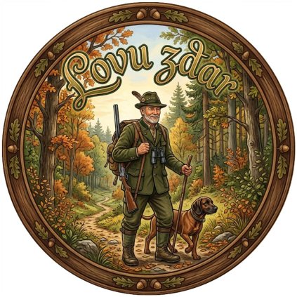 Jedlý papír Lovu zdar (kreslený)