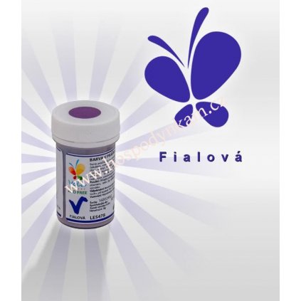 Prachová barva do čokolády - fialová