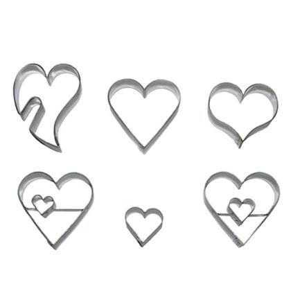 Sada vykrajovátek srdíčka Valentýn III.