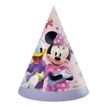 Papírové čepičky Minnie Mouse