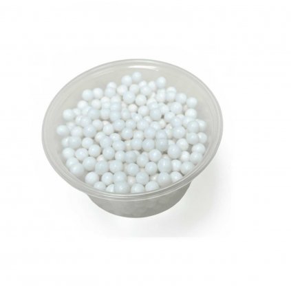 Křupinky perličky bílé 50g