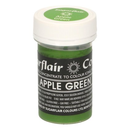 Gelová barva Sugarflair Apple Green