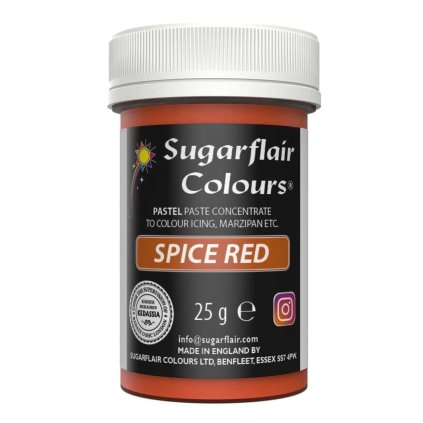 Gelová barva Sugarflair Spice Red