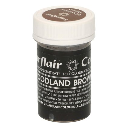Gelová barva Sugarflair Woodland Brown