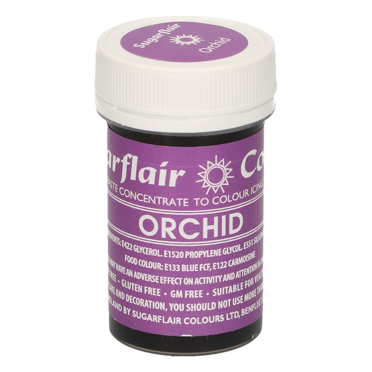 Gelová barva Sugarflair Orchid 25g