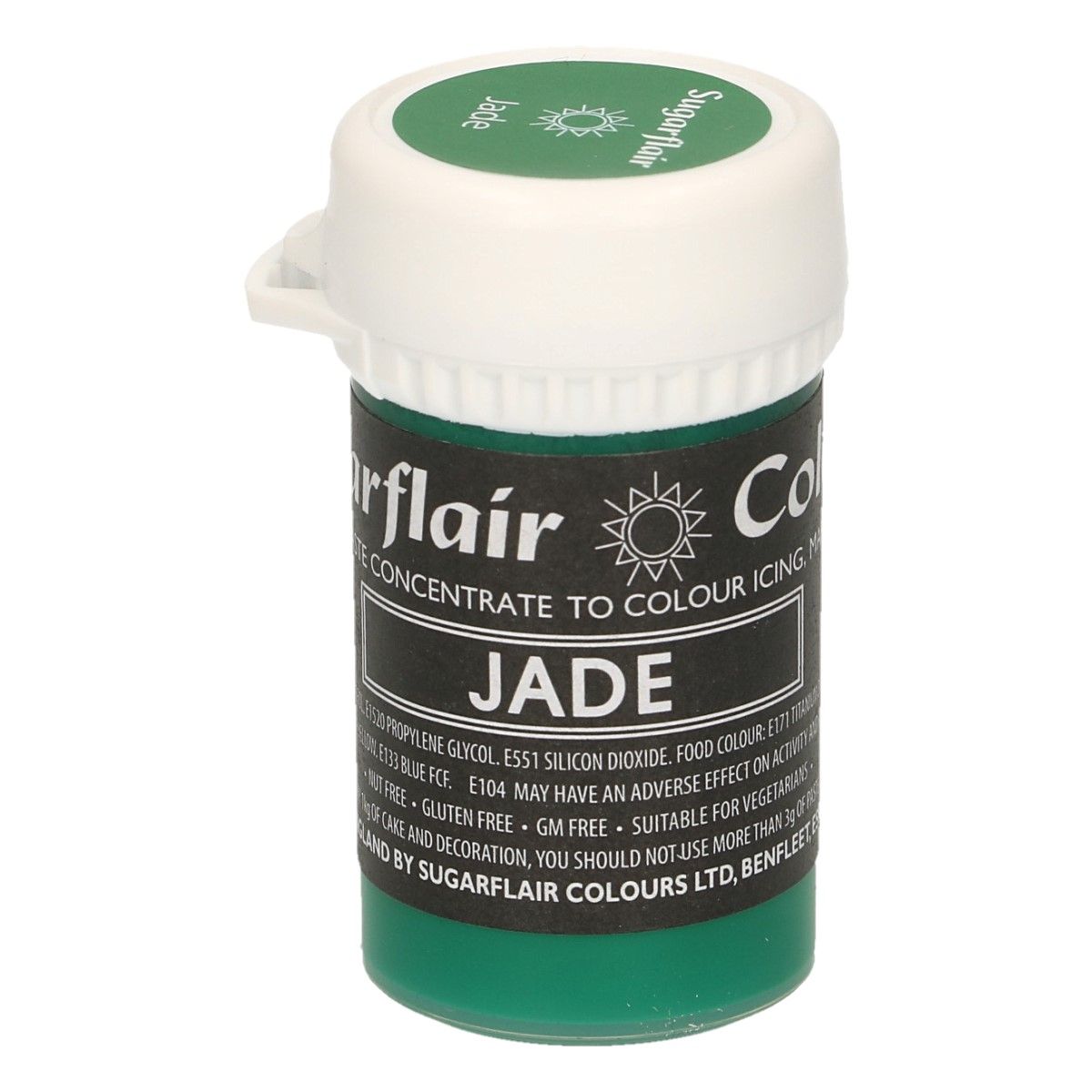 Gelová barva Sugarflair Jade 25g