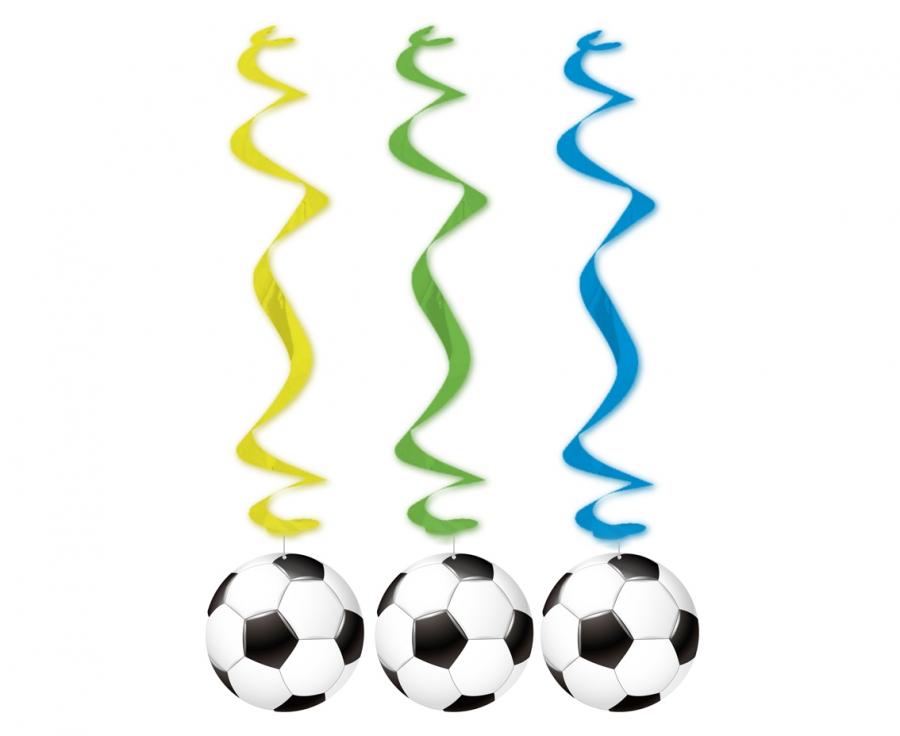 Spirálová dekorace fotbalový míč