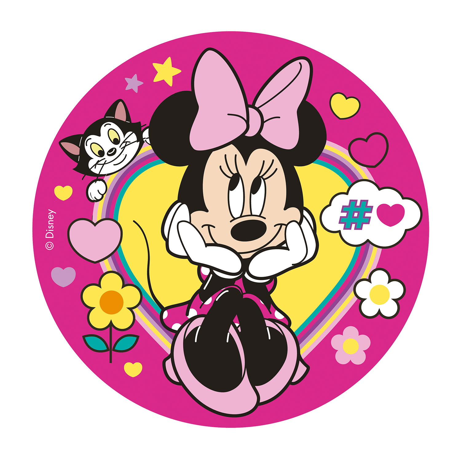 Jedlý papír deKora, Minnie Mouse sedící