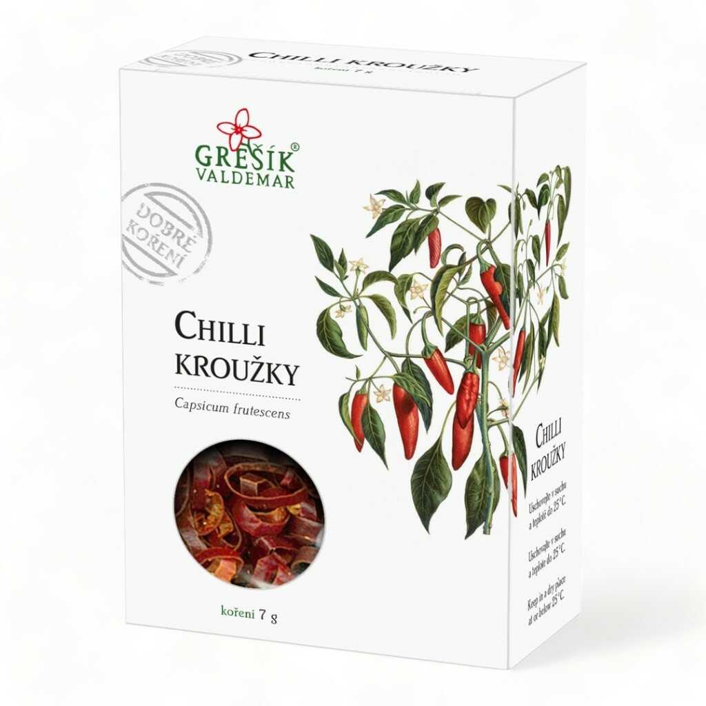 Valdemar Grešík Koření Chilli kroužky 7g