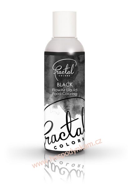 Fractal Barva do airbrush - černá 100ml