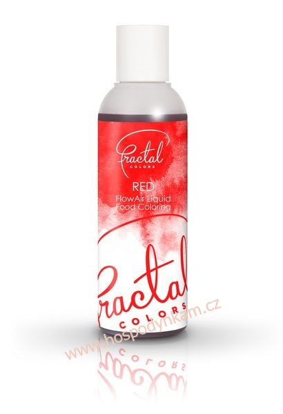 Fractal Barva do airbrush - červená 100ml