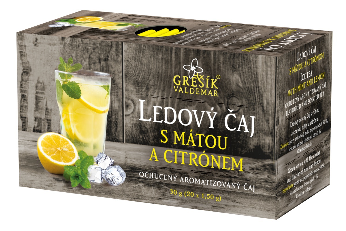 Valdemar Grešík Ledový čaj s mátou a citrónem