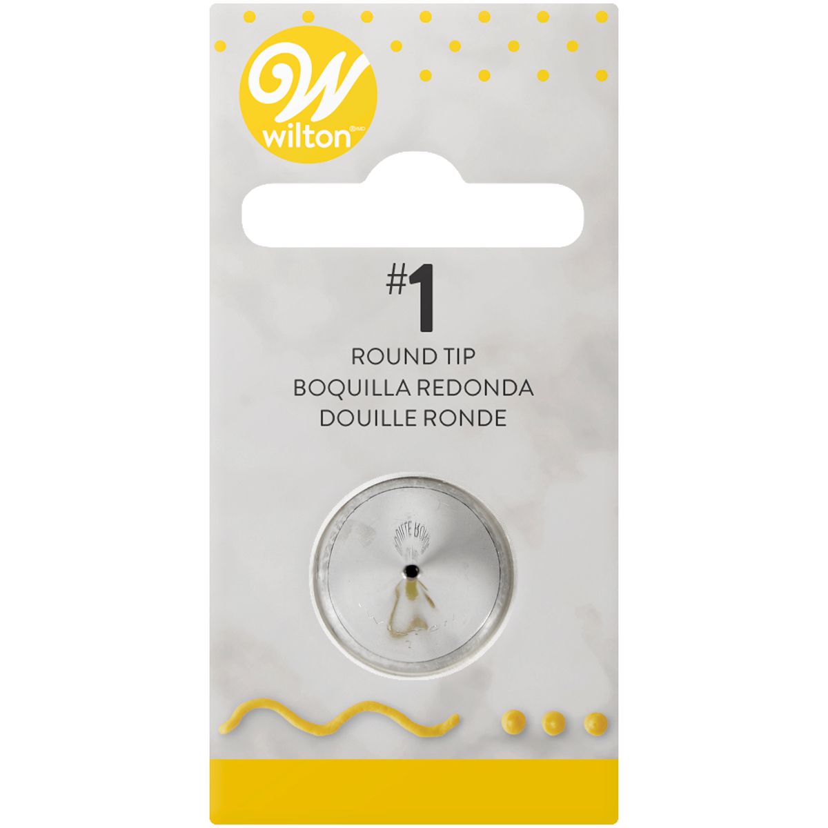 Zdobící špička Wilton Round 1 (kulatá)