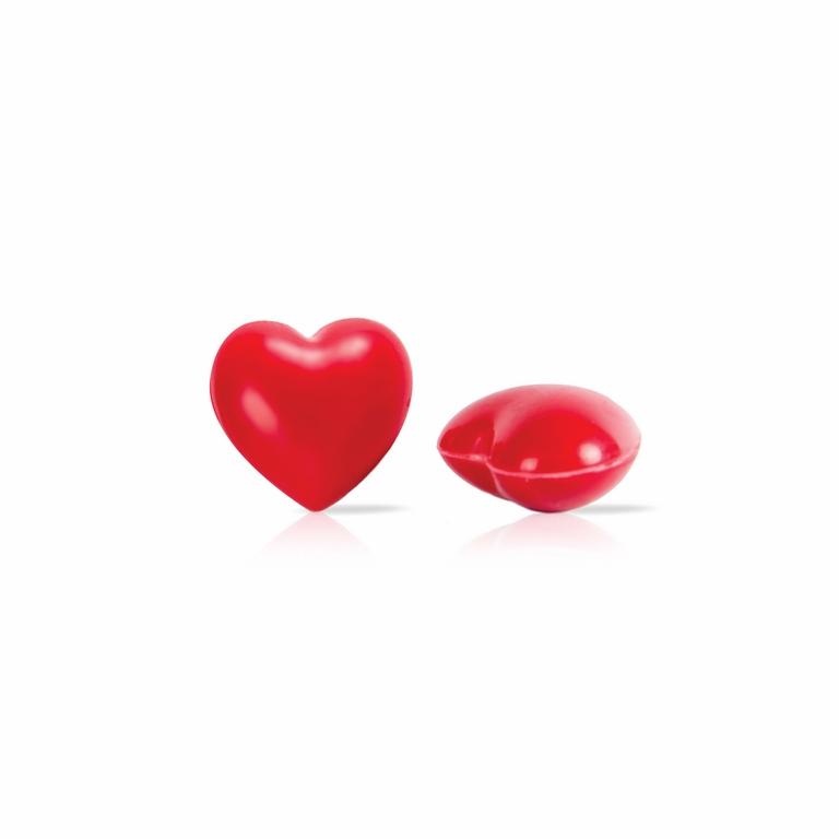 Čokoládová dekorace 3D srdce 10ks