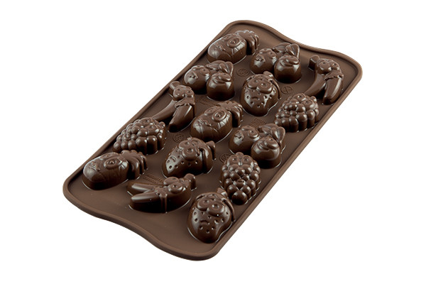 Silikonová forma na čokoládu Choco Fruits