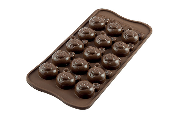 Silikonová forma na čokoládu Choco Pigs