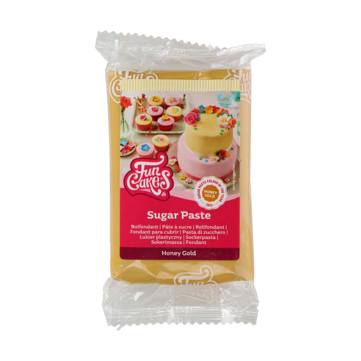 FunCakes Potahovací hmota Medově zlatá 250g