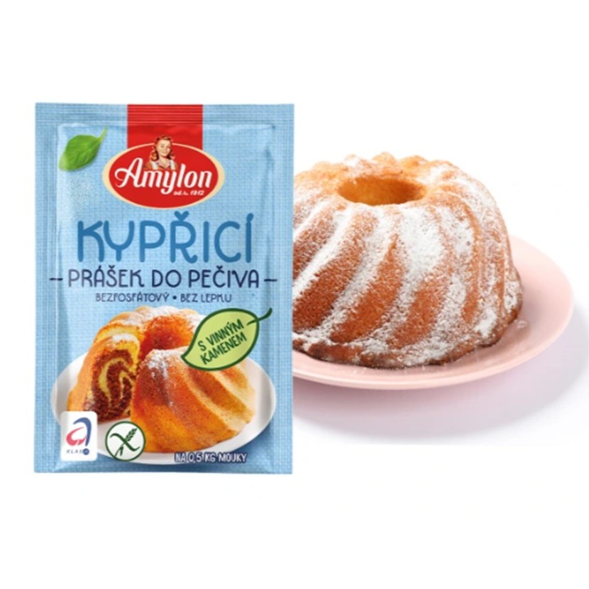 Amylon Kypřicí prášek do pečiva bez lepku 12g