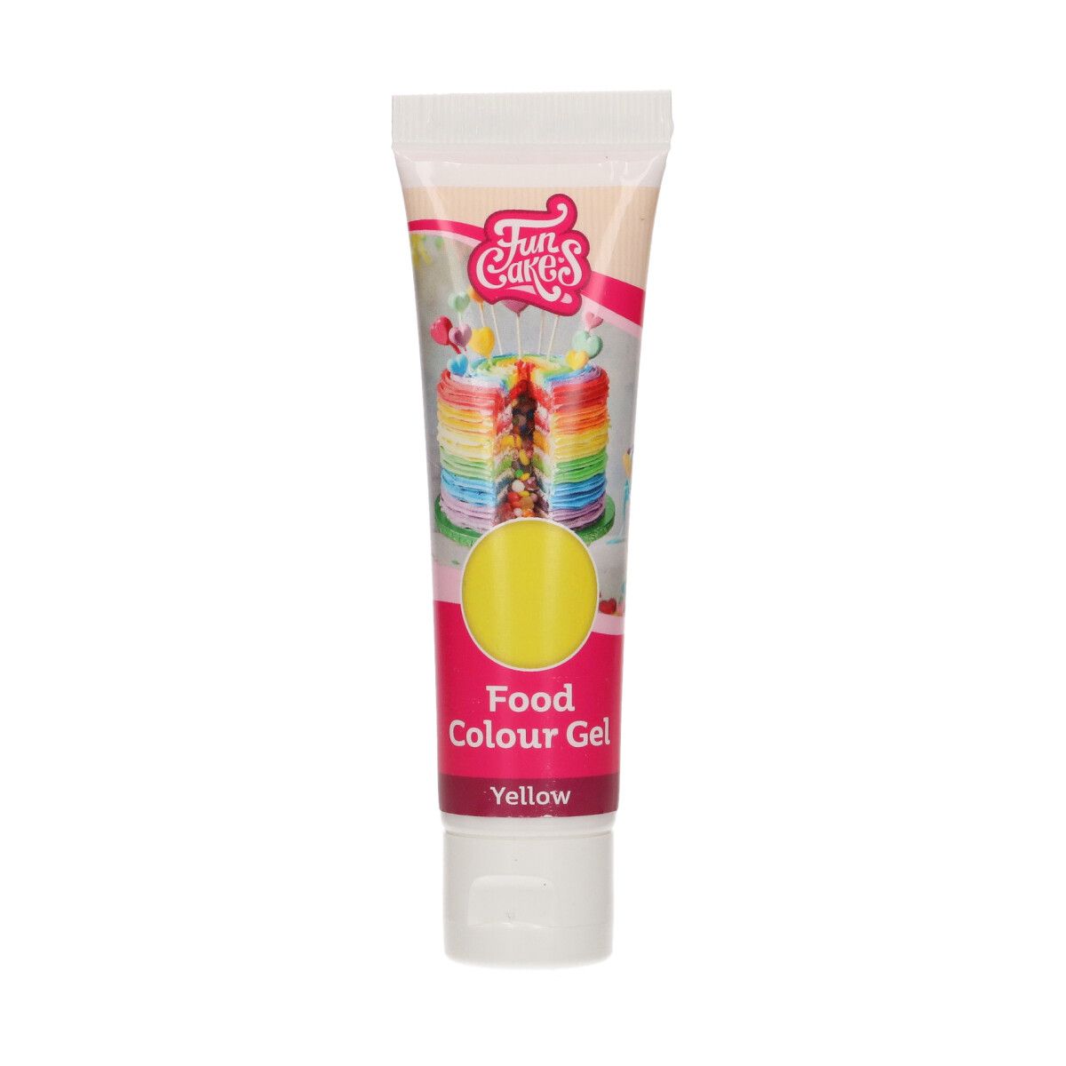 FunCakes Gelová barva Yellow 30g