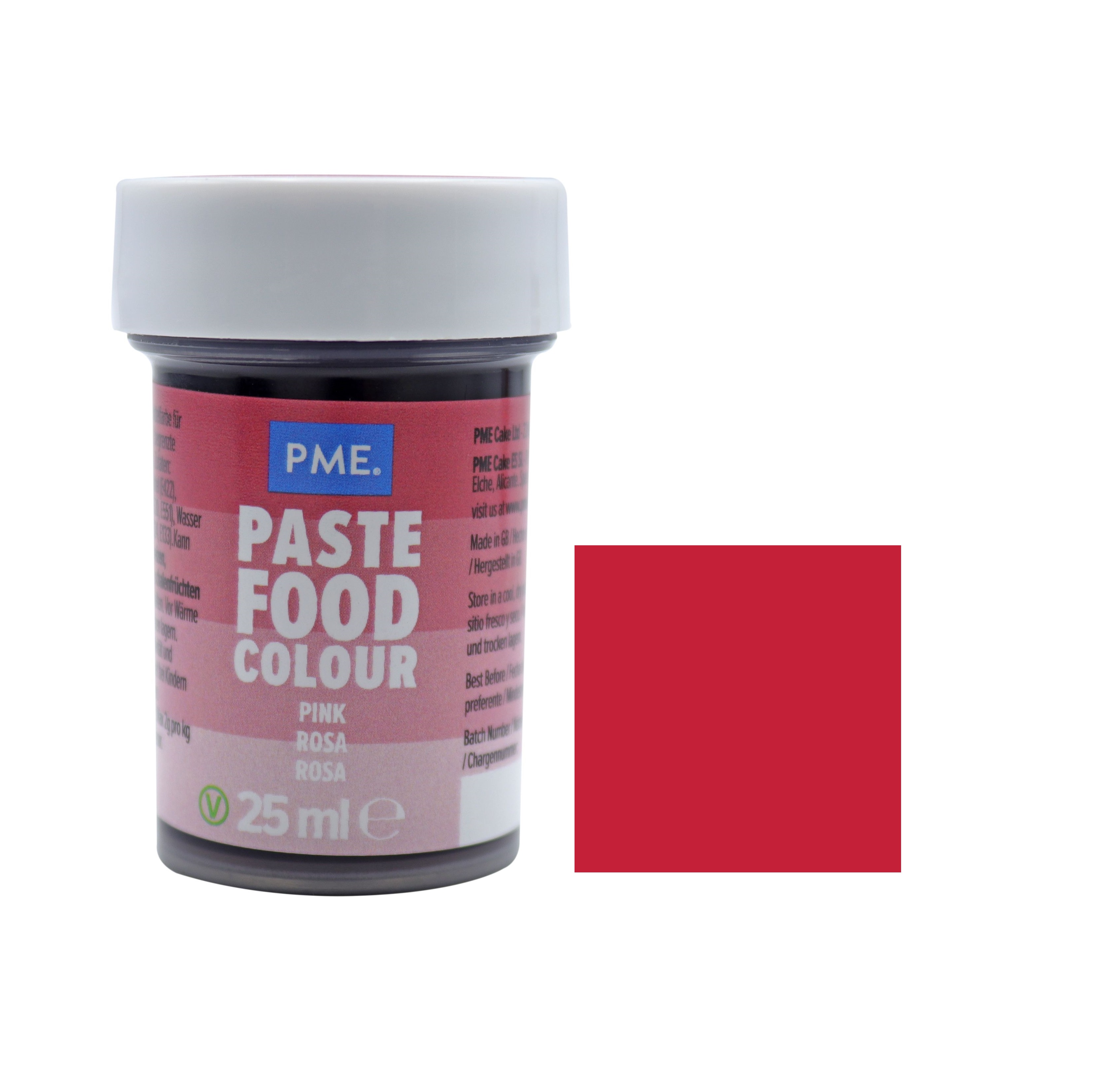 Gelová barva PME Pink EXP 07/2026