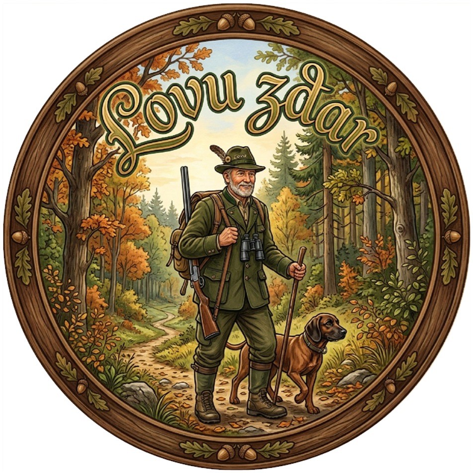 Hospodyňkám.cz Jedlý papír Lovu zdar (kreslený)