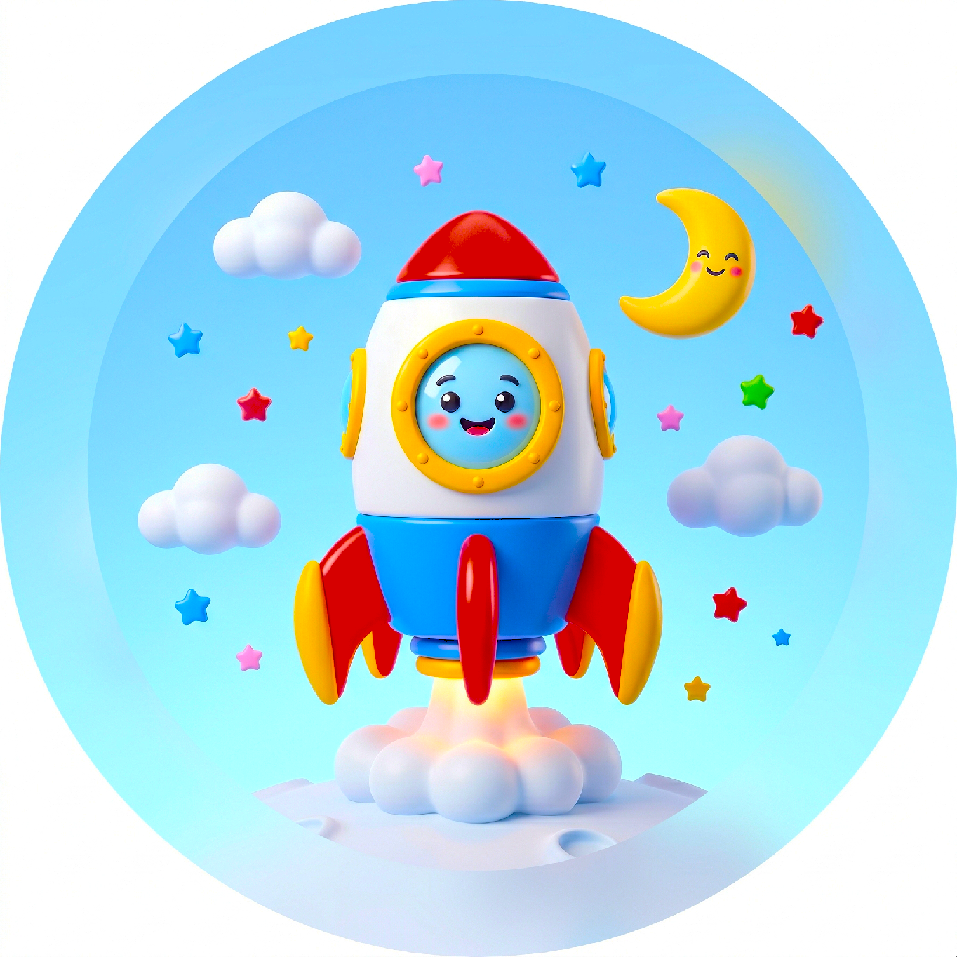 Hospodyňkám.cz Jedlý papír kreslená raketa