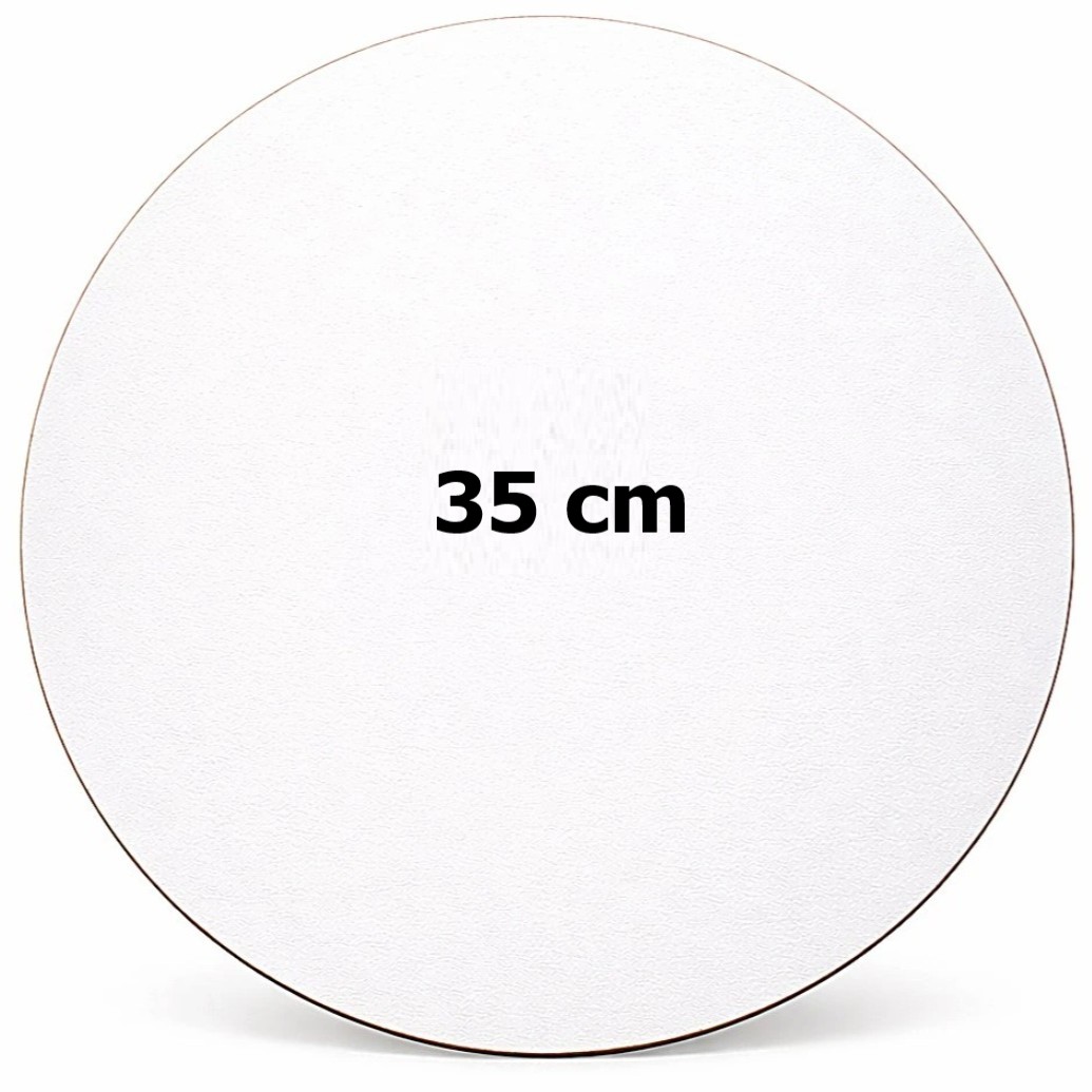 Dřevovláknitý tác bílý 35cm