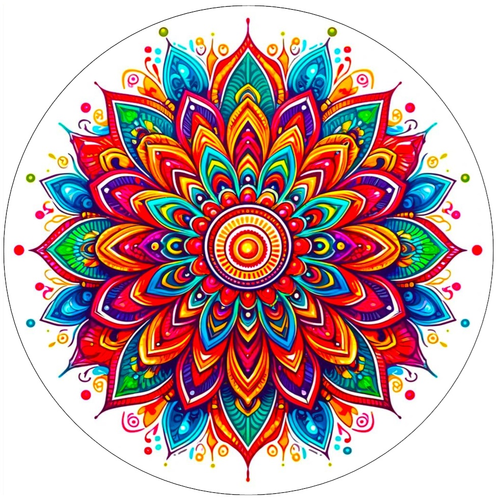 Jedlý papír mandala